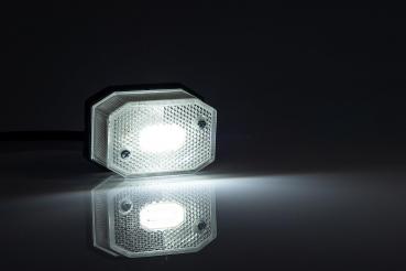 LED Begrenzungsleuchten für PKW und LKW - Weiß - 2 Stück